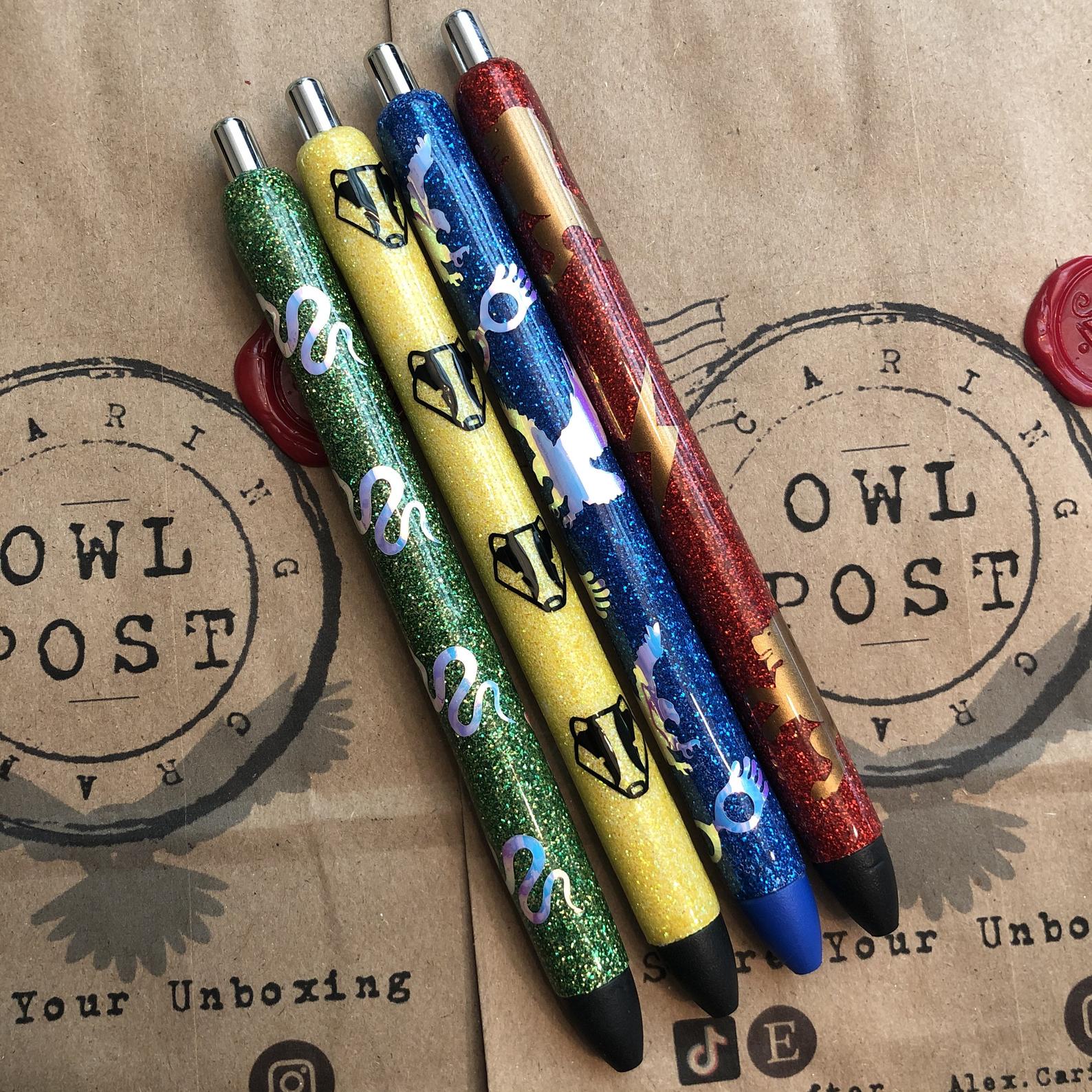 Harry Potter Hogwarts Houses Gel Pen Set (Pack of 4)